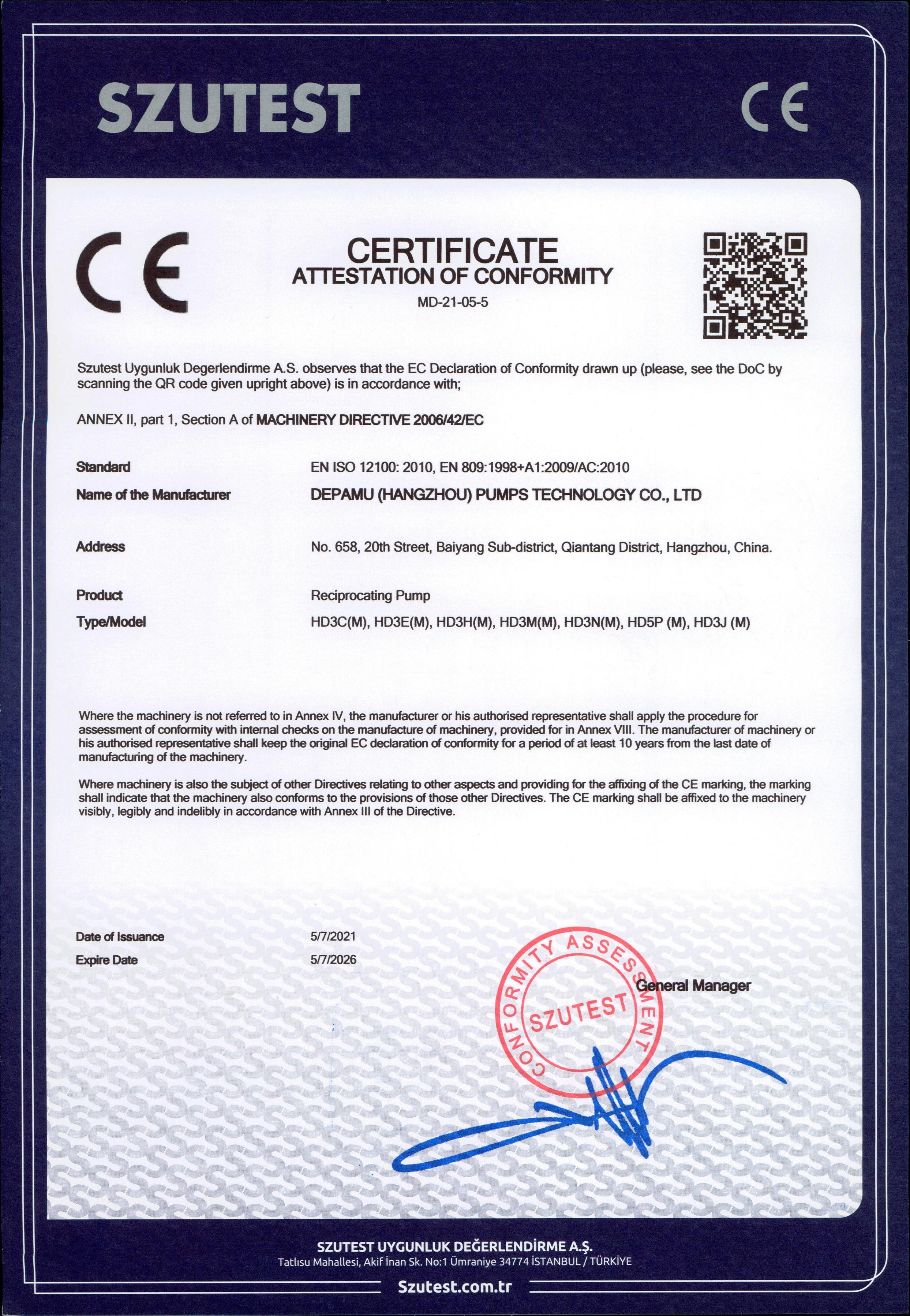 CE certification